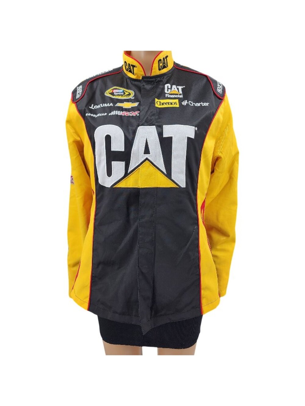CAT Racing Jacket NASCAR Sprint Cup Series Jeff Burton, Women's Large